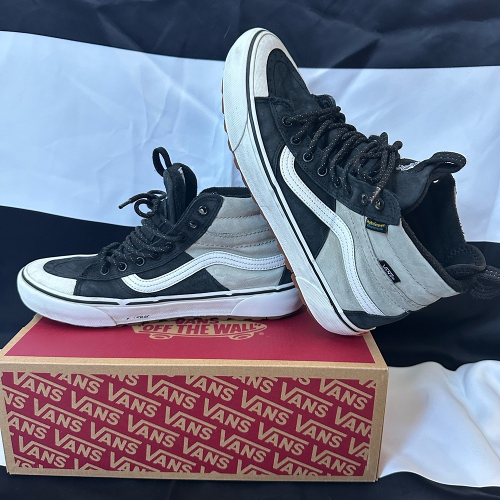Vans Black and Gray High-Tops